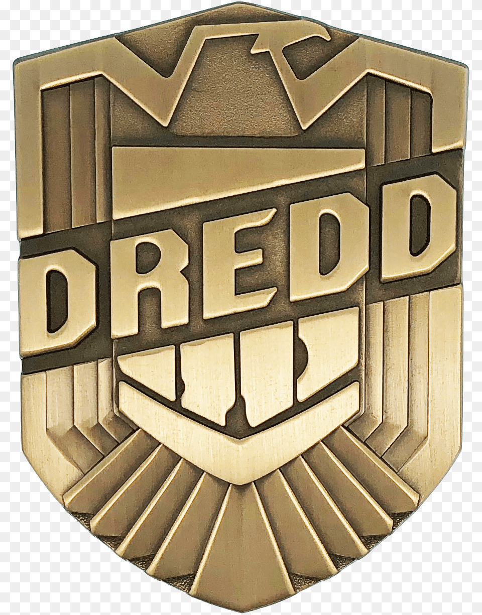 Judge Dredd Badge Metal, Logo, Symbol, Mailbox Free Transparent Png