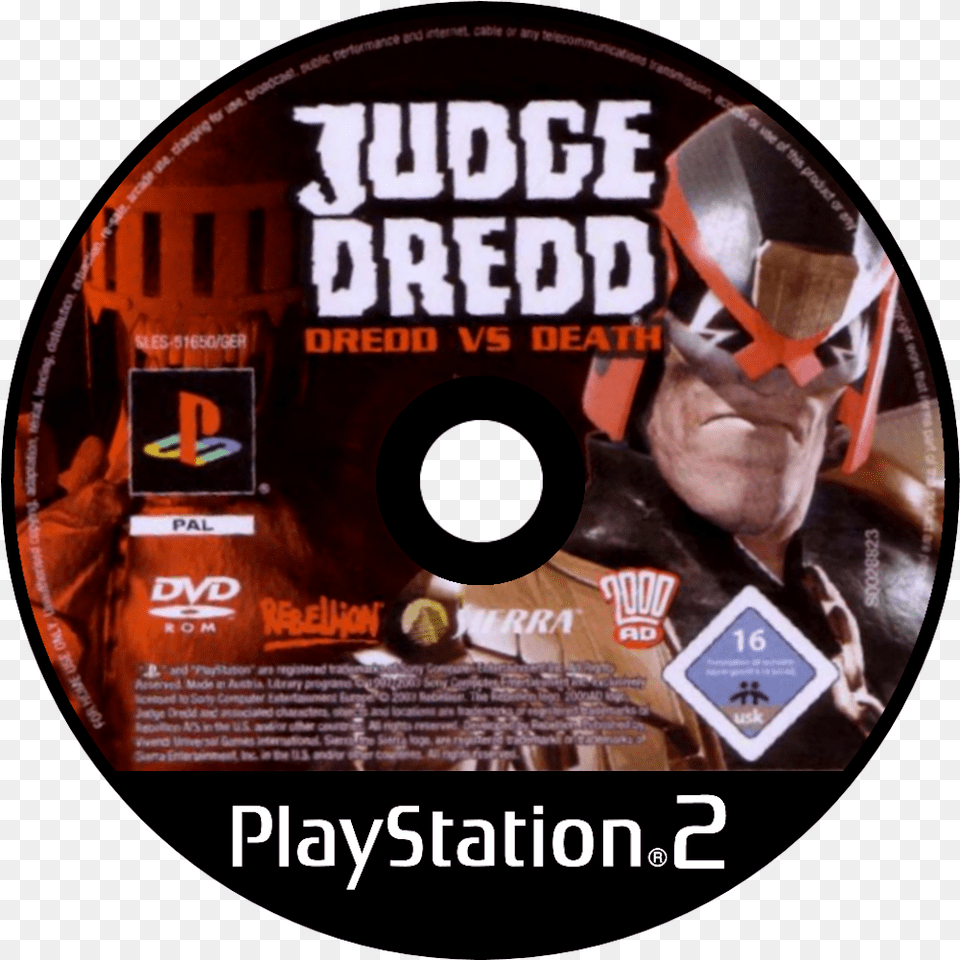 Judge Dredd Vs Death Details Launchbox Games Database Judge Dredd Gamecube, Adult, Disk, Dvd, Male Free Transparent Png