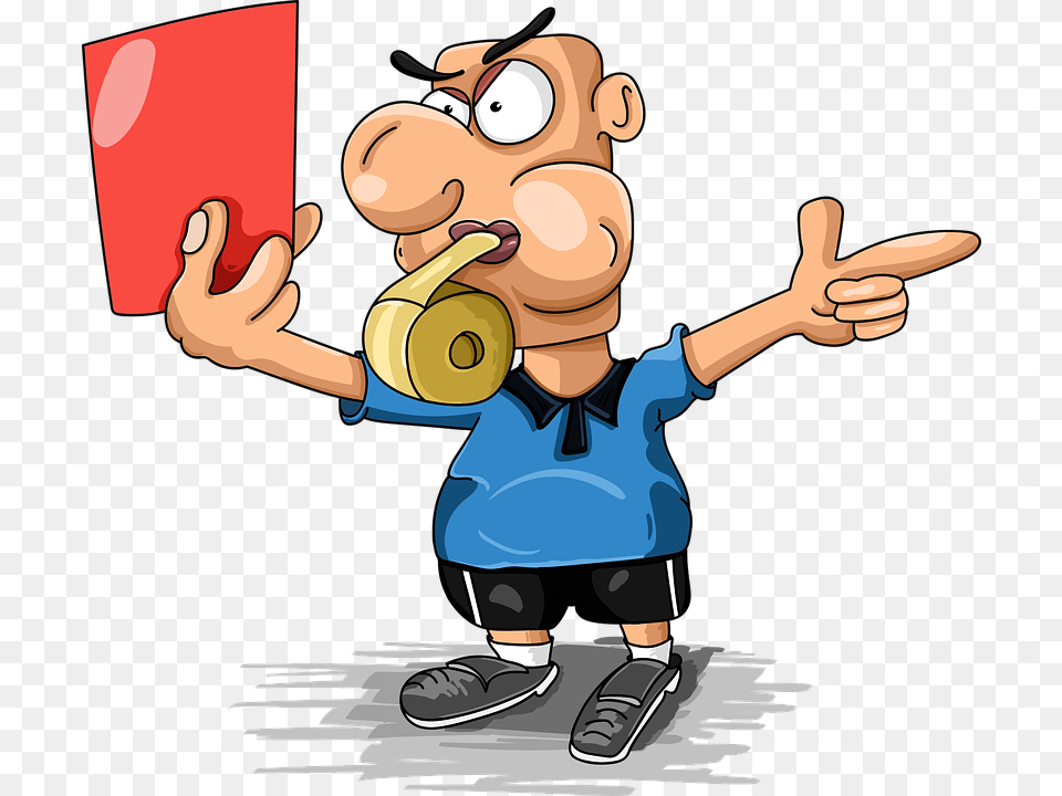 Judge Football Red Card Referee Sports Fine Kartu Merah Wasit, Body Part, Finger, Hand, Person Png Image