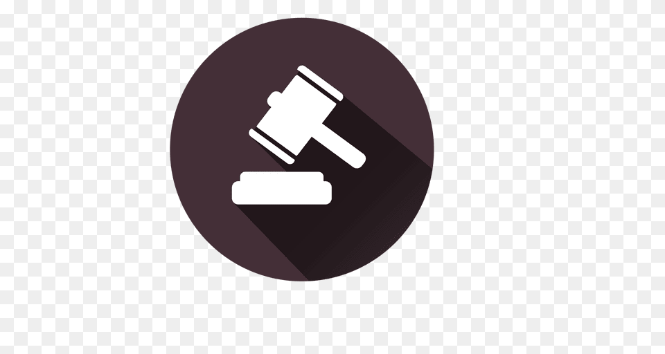 Judge Hammer Circle Icon, Adapter, Electronics, Plug, Clothing Png Image