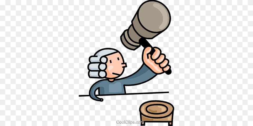 Judge Hammering His Gavel Royalty Free Vector Clip Art, Body Part, Finger, Hand, Person Png