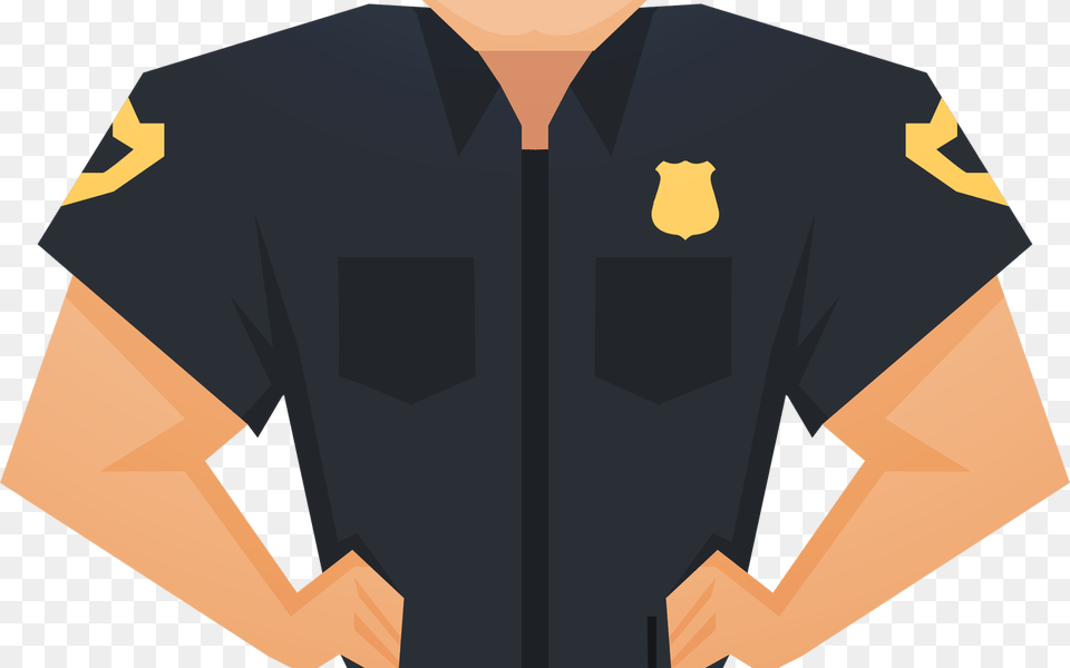 Judge Police Officer Handsome Hd Animated Picture Of Police Officer, Clothing, T-shirt, Shirt, Coat Free Png Download