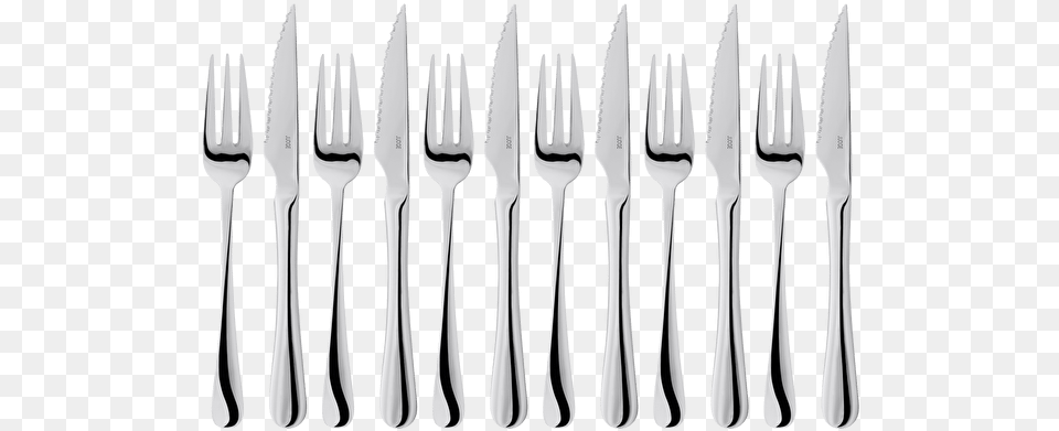 Judge Steak Knife And Fork 12 Piece Set, Cutlery, Spoon Free Transparent Png