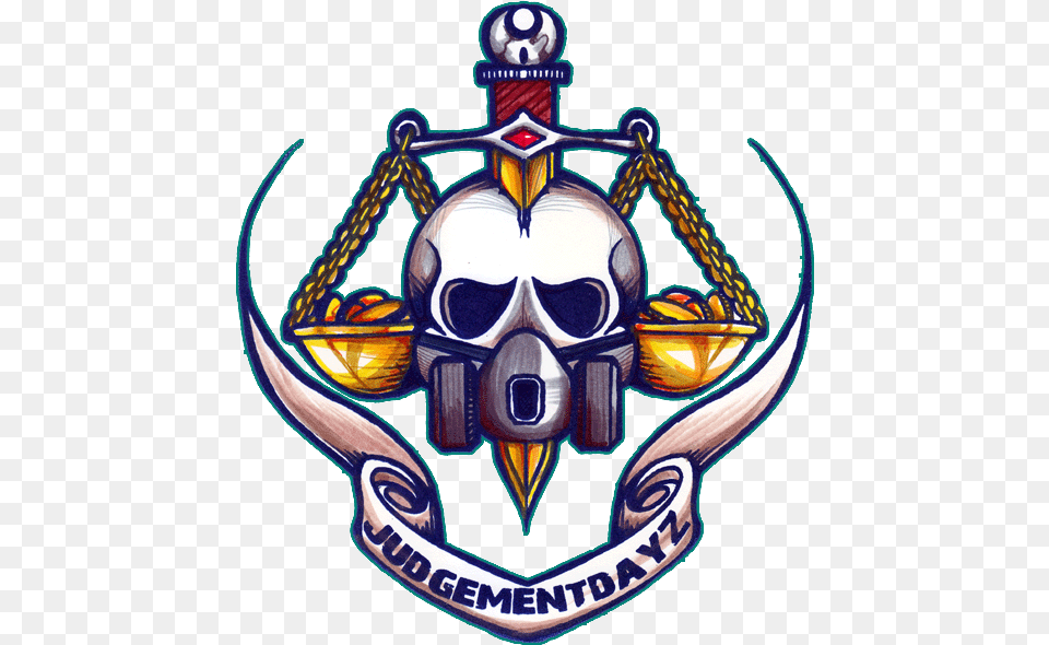 Judgementdayz Skull, Emblem, Symbol, Logo Free Png Download