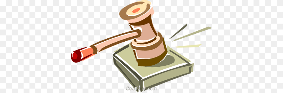 Judges Gavel Royalty Vector Clip Art Illustration, Device, Dynamite, Weapon Free Png