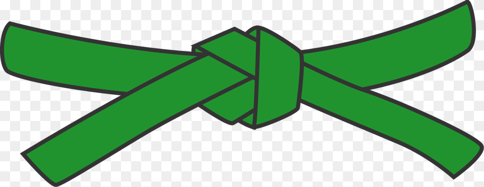 Judo Green Belt, Knot Free Png