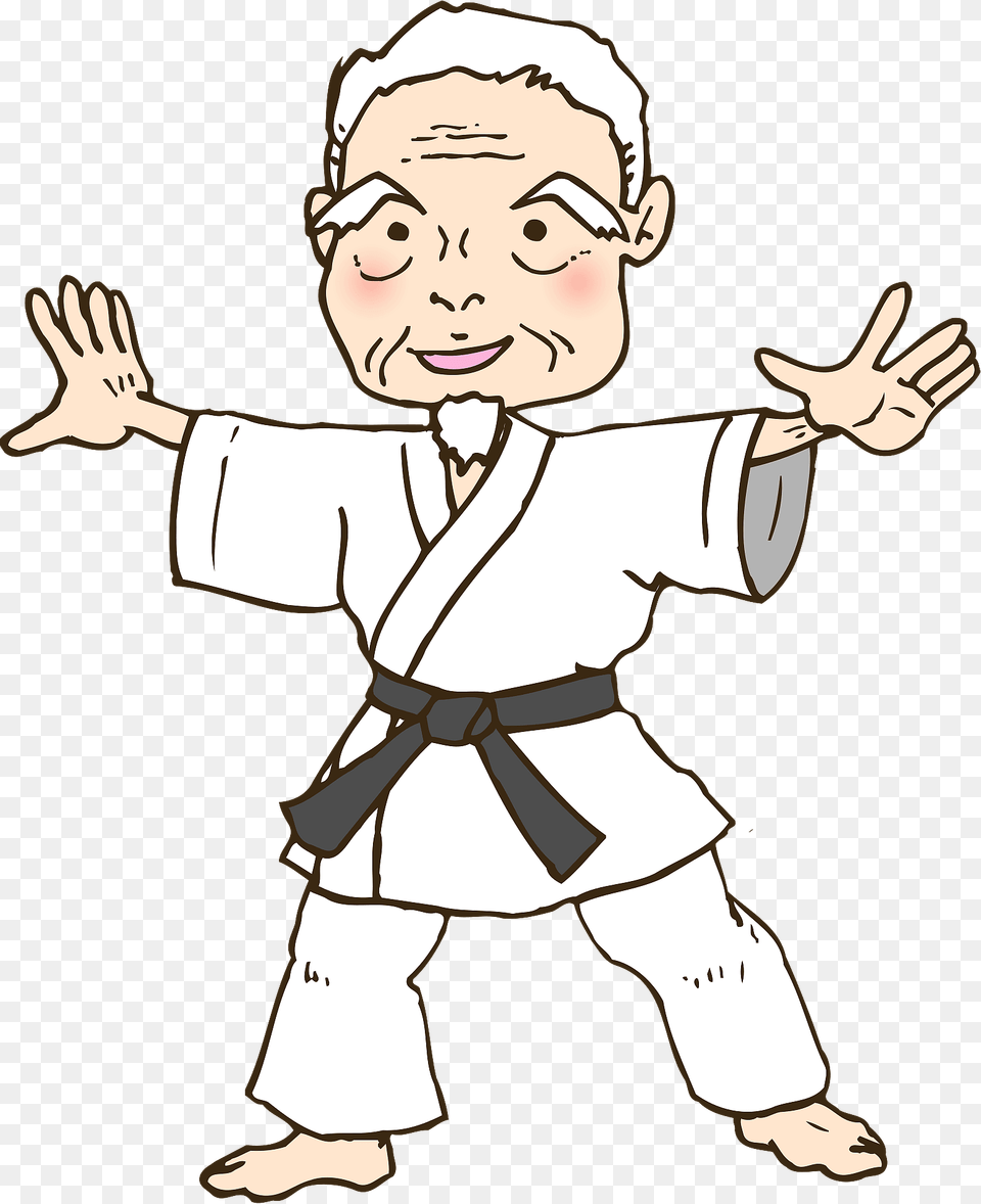 Judo Master Clipart, Martial Arts, Person, Sport, Baby Free Transparent Png