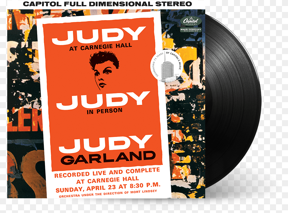 Judy Garland Live Carnegie Hall, Advertisement, Poster, Adult, Face Png