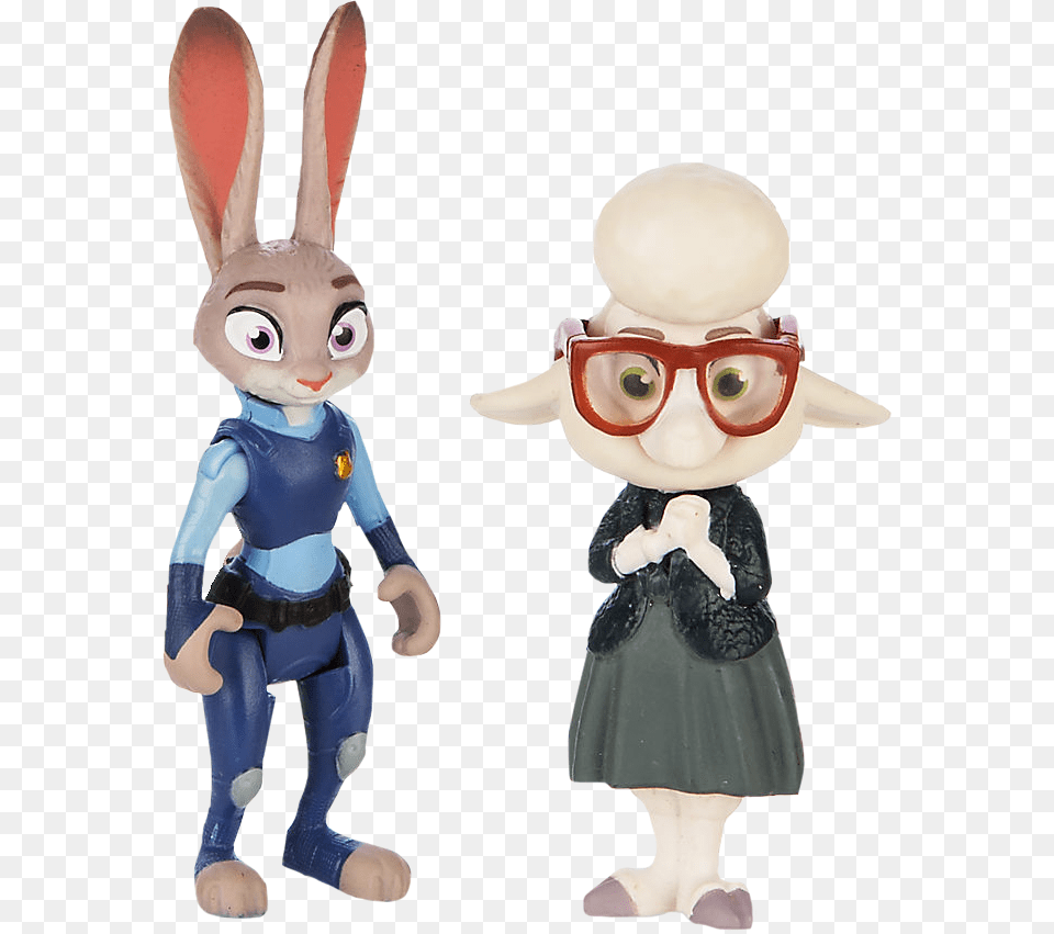 Judy Hopps And May Bellwether 3 Action Figure Set Zootopia Zootropolis Figurer Judy Hopps Og May Bellwether, Figurine, Toy, Baby, Person Free Png