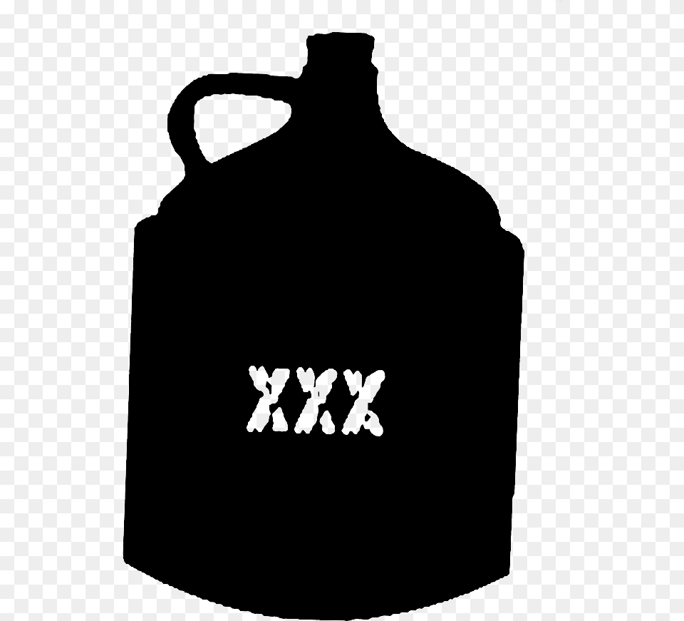 Jug Emblem Bo Glass Bottle, Gray Png Image