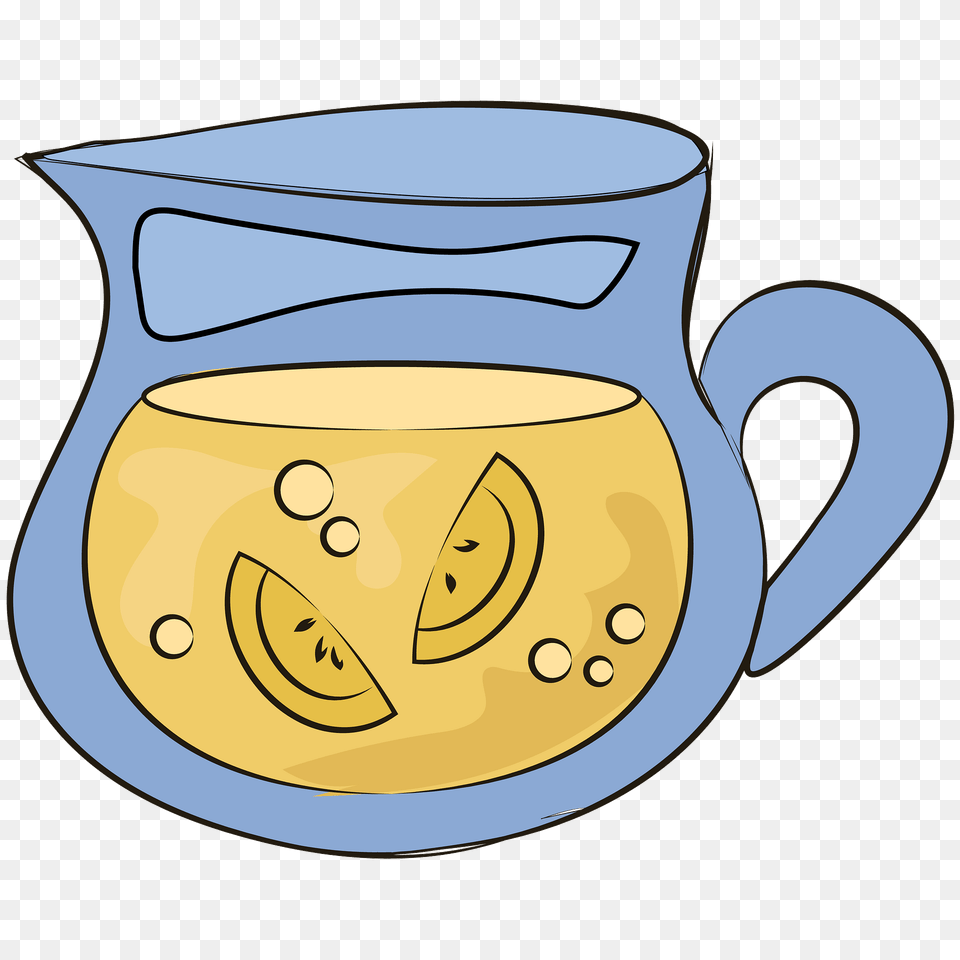 Jug With Lemonade Clipart, Water Jug, Cup, Pottery Free Png Download