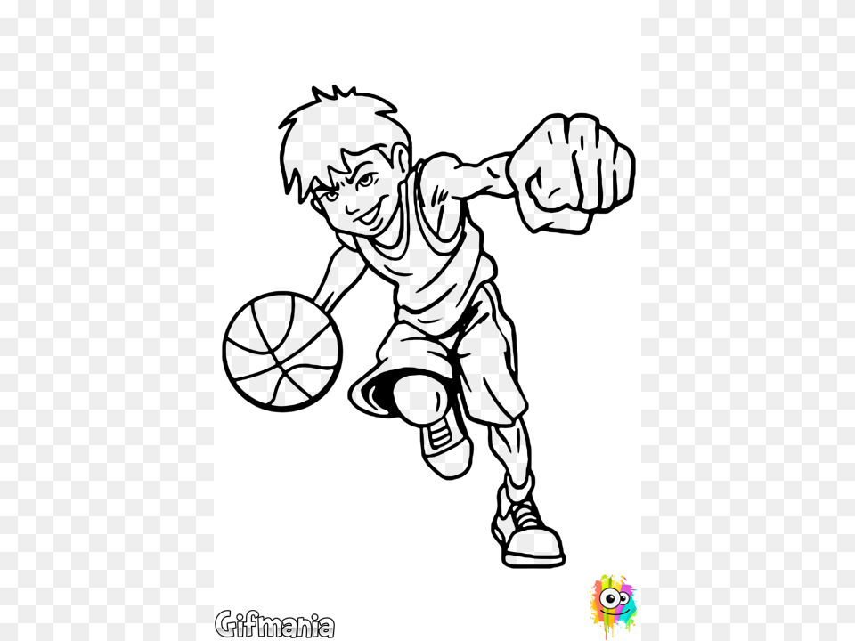 Jugando Al Baloncesto, Silhouette, Stencil, Baby, Person Free Transparent Png