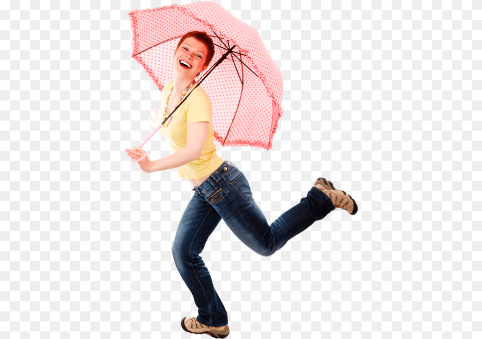 Juggerknot Theater Has Wynwood Stories Girl With Umbrella Pose, Clothing, Pants, Photography, Canopy Free Transparent Png