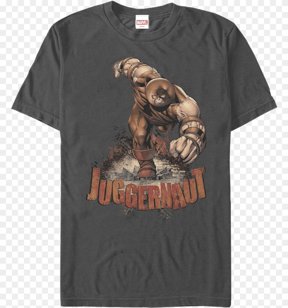 Juggernaut X Men T Shirt X Men Juggernaut T Shirts, Clothing, T-shirt, Adult, Person Free Png