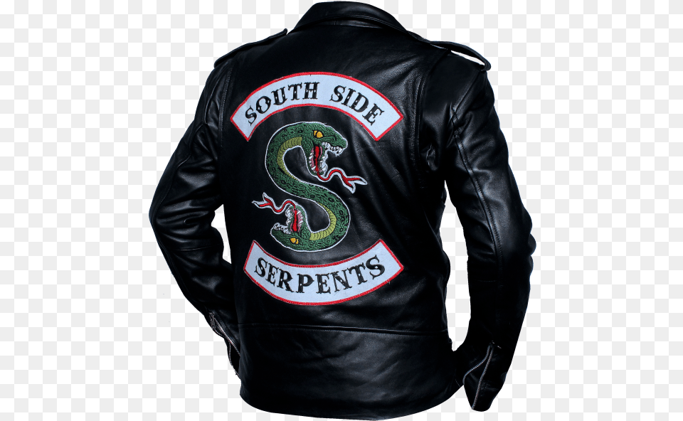 Jughead Jones Southside Serpent, Clothing, Coat, Jacket, Leather Jacket Free Png Download