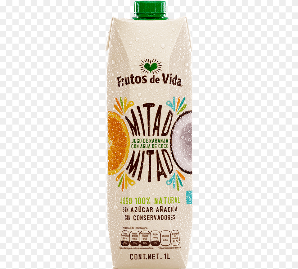 Jugo De Naranja Y Agua De Coco Bottle, Beverage, Juice, Citrus Fruit, Food Free Png Download