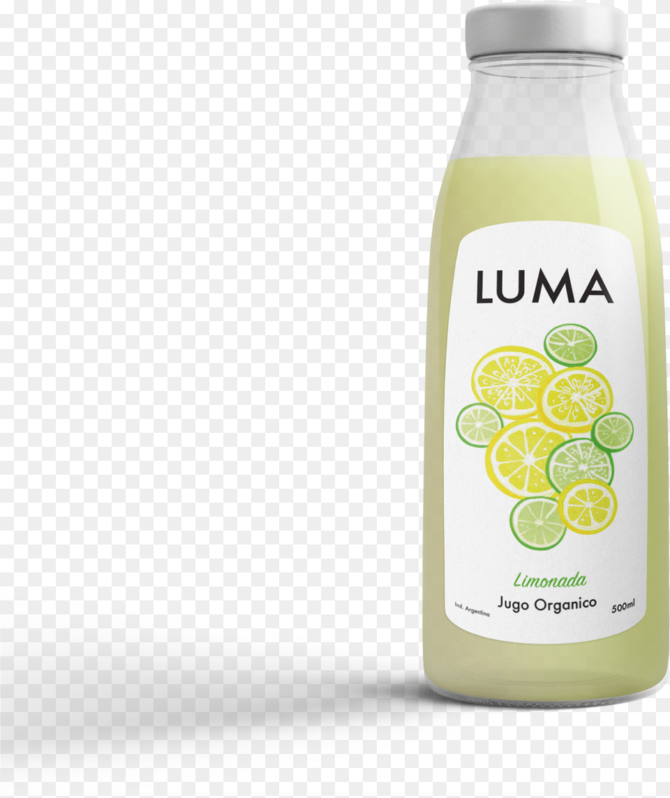 Jugos Orgnicos Luma Plastic Bottle, Beverage, Lemonade, Food, Fruit Free Png