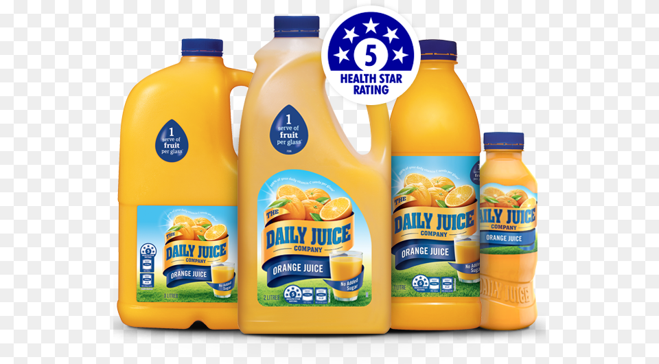 Juice 5 Star Rating Daily Juice Orange Juice, Beverage, Orange Juice, Food, Ketchup Png