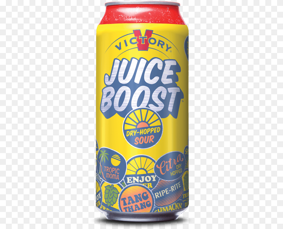 Juice Boost Caffeinated Drink, Tin, Can Png