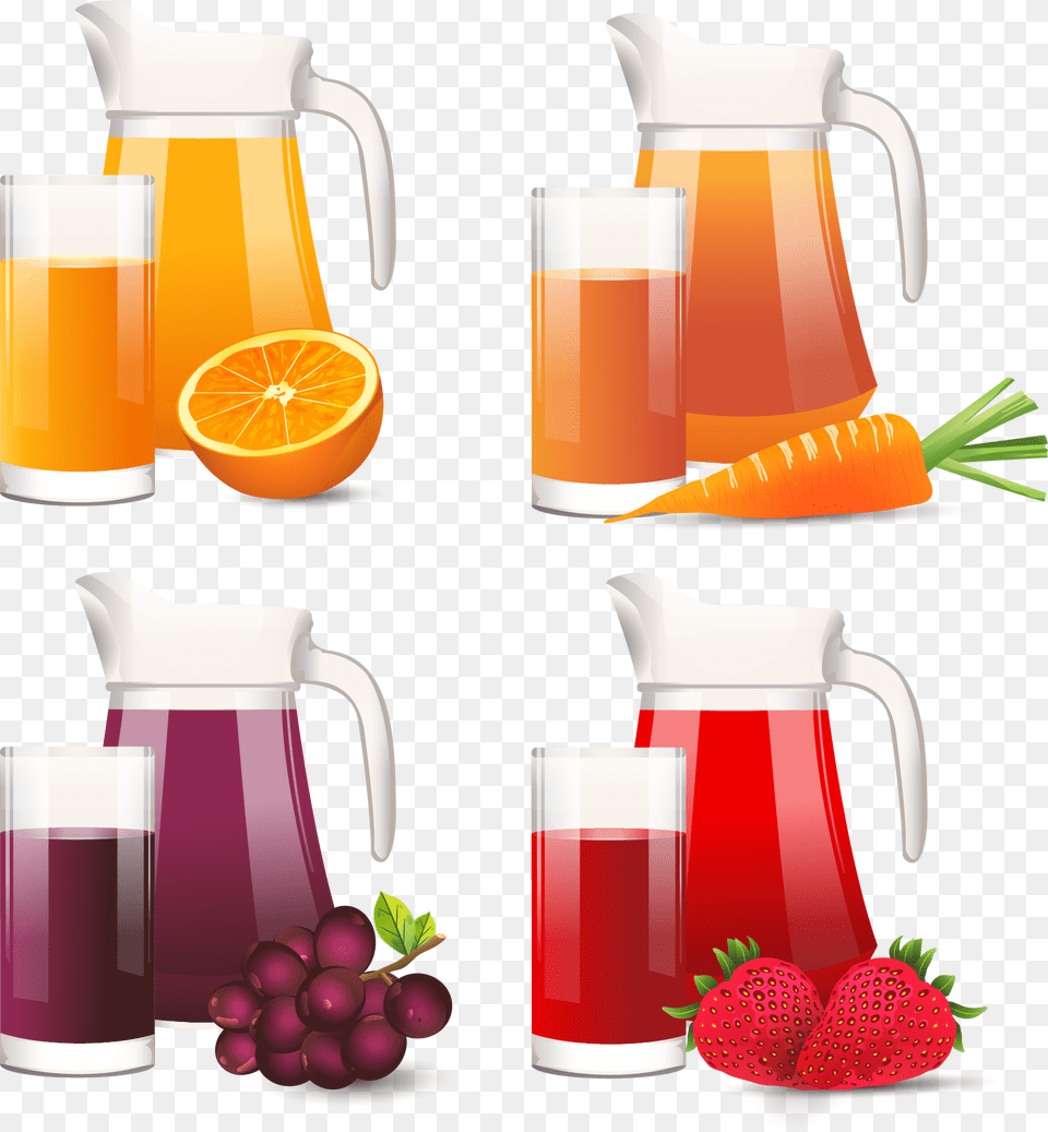 Juice Clipart Jug Orange Juice Grape Juice, Beverage, Food, Fruit, Plant Free Png