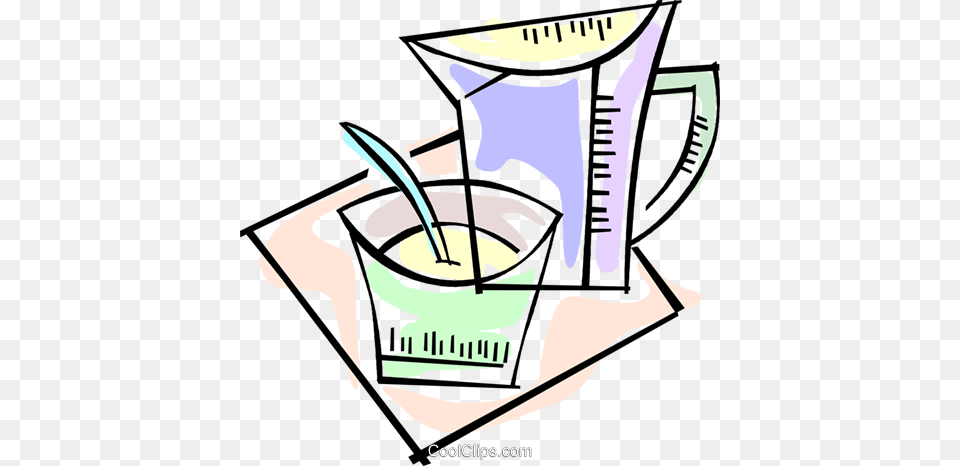 Juice Jug And Measuring Cup Royalty Vector Clip Art, Cutlery Png