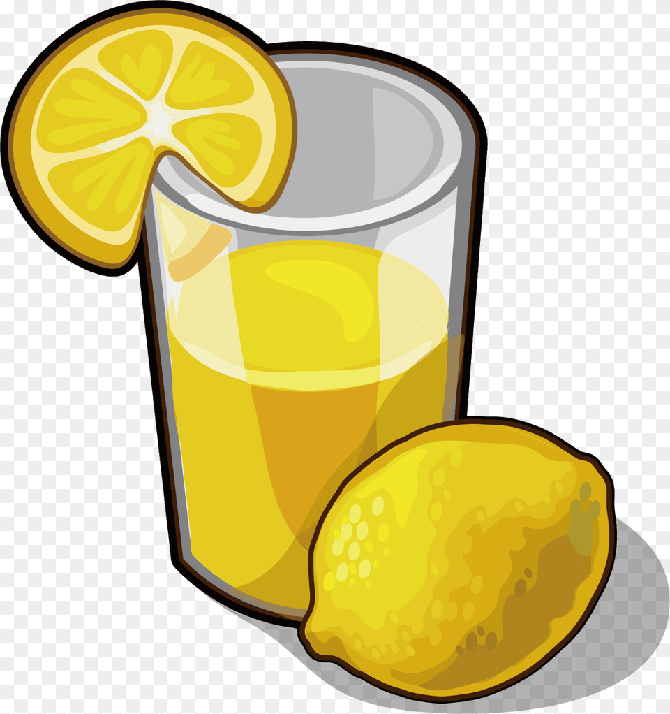 Juice Lemonade Drink Lemon Juice And Clipart Lemon Juice Clipart, Beverage, Plant, Fruit, Food Png