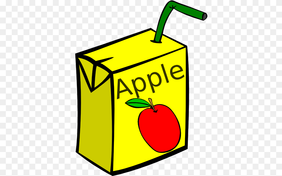 Juice Pack Transparent Clipart Apple Juice Clip Art, Box, Cardboard, Carton, Bag Png