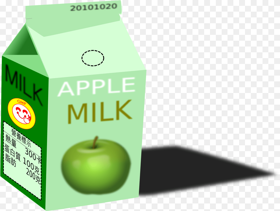 Juicecartonpackaging And Labeling Apple Juice Carton, Plant, Fruit, Food, Beverage Free Transparent Png