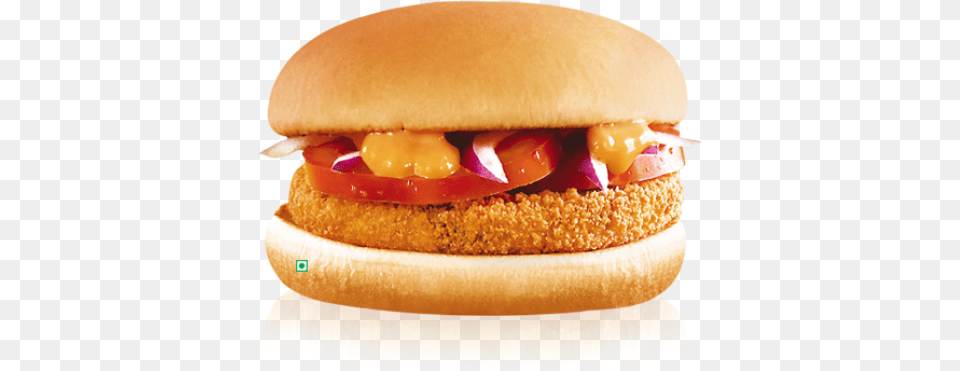 Juicy Burger Aloo Tikki Burger, Food Free Png Download