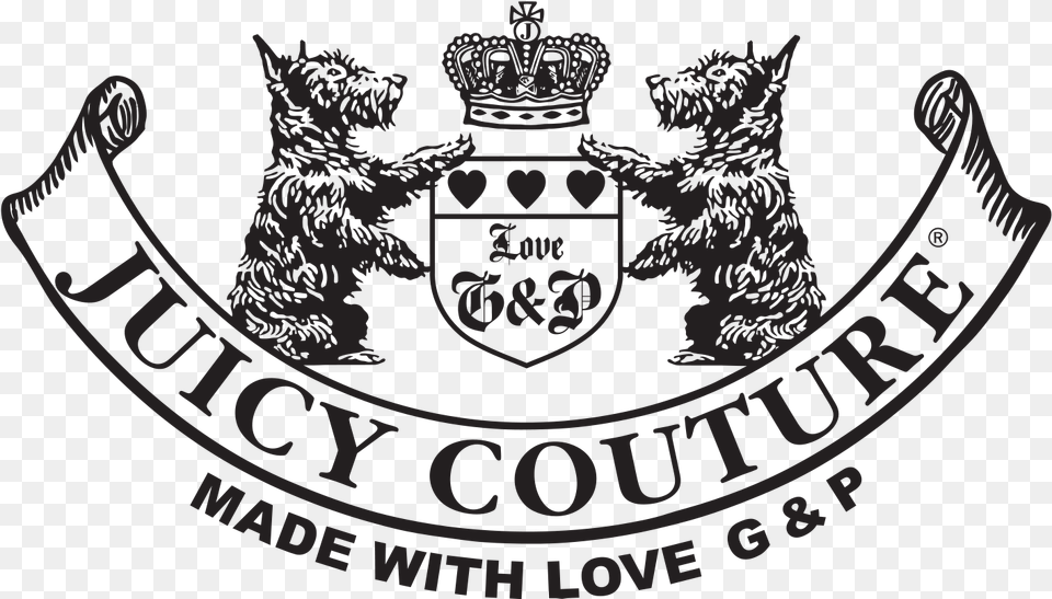 Juicy Couture Juicy Couture Logo, Badge, Emblem, Symbol, Animal Free Png