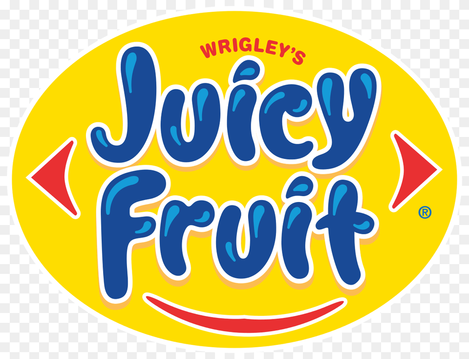 Juicy Fruit, Sticker, Text, Logo Free Png