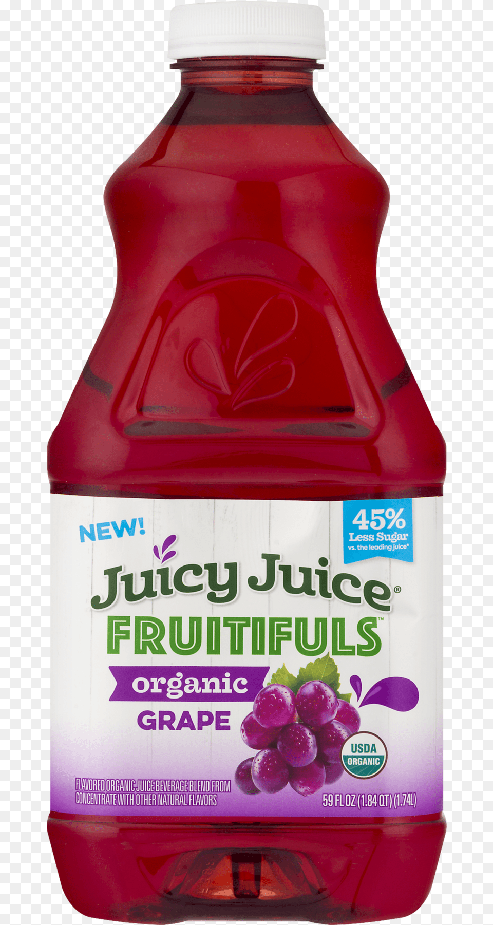 Juicy Juice Fruitifuls Organic Grape, Beverage, Food, Ketchup, Fruit Png