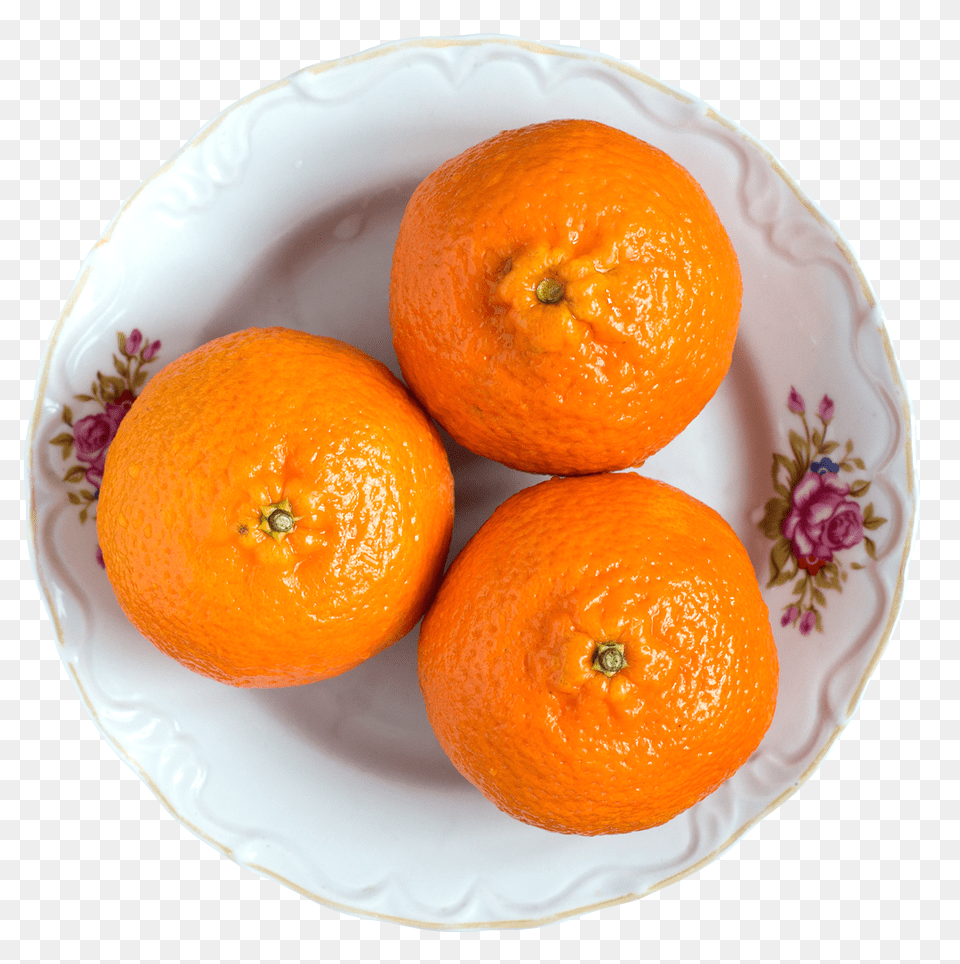 Juicytangerine Fruits On Whit Plate, Citrus Fruit, Food, Fruit, Orange Png