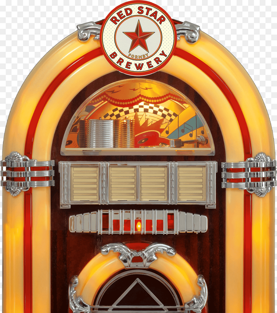 Jukebox Red Star Brewery Old Jukebox White Background, Architecture, Building Free Png