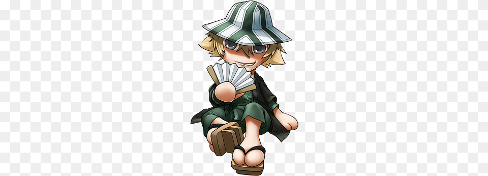 Jul 2008 Kisuke Urahara Chibi, Book, Comics, Publication, Baby Free Transparent Png