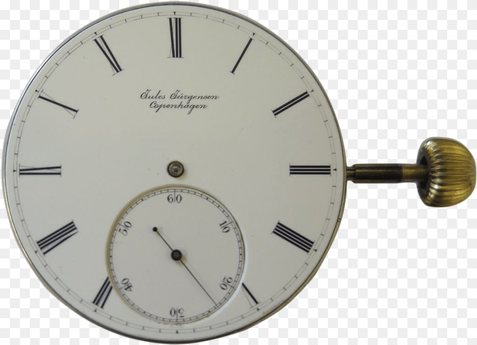 Jules Jurgensen Chronometer Pocket Watch Movement Watch, Wristwatch, Analog Clock, Clock Free Png