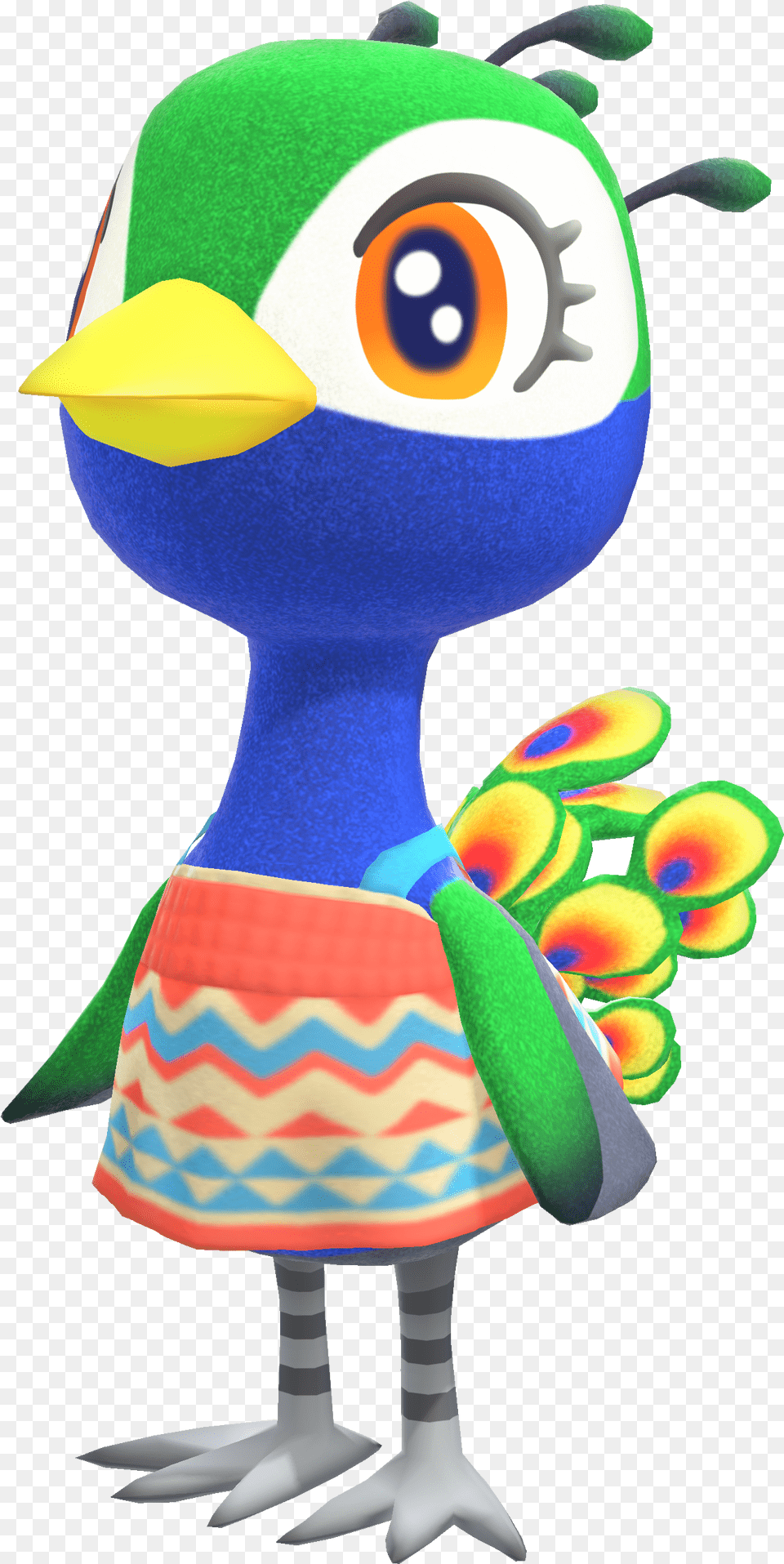 Julia Animal Crossing Item And Villager Database Villagerdb Peacock Animal Crossing New Horizons, Toy, Art, Graphics Free Png