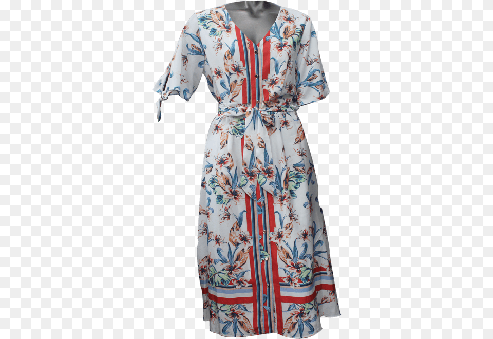 Julia Jordan Women Dress Multicolor Floral Print O Day Dress, Clothing, Fashion, Robe, Blouse Free Transparent Png