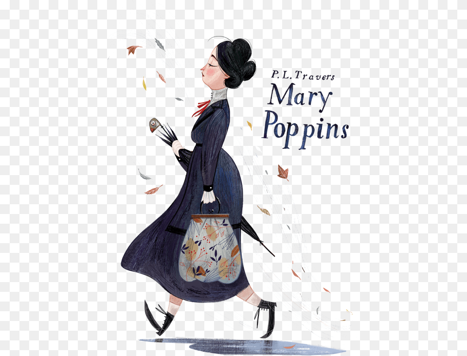 Julia Sarda Illustration Mary Poppins, Accessories, Bag, Clothing, Dress Png Image