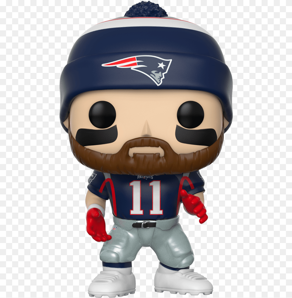 Julian Edelman Funko Pop Julian Edelman, Helmet, Clothing, Glove, Mascot Png