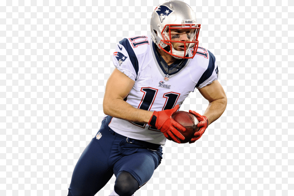 Julian Edelman Julian Edelman Cut Out, Sport, Playing American Football, Person, Helmet Png Image