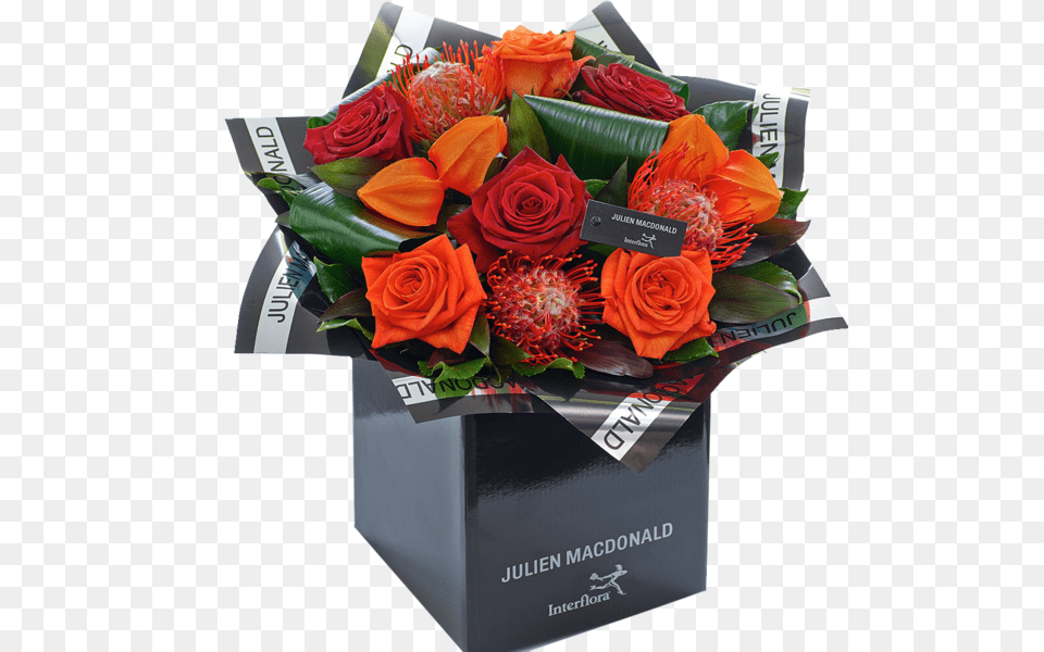 Julien Macdonald Dazzling Autumn Rose Hand Tied Happy Birthday Luxus Girl Rosen, Art, Flower, Flower Arrangement, Flower Bouquet Free Png Download