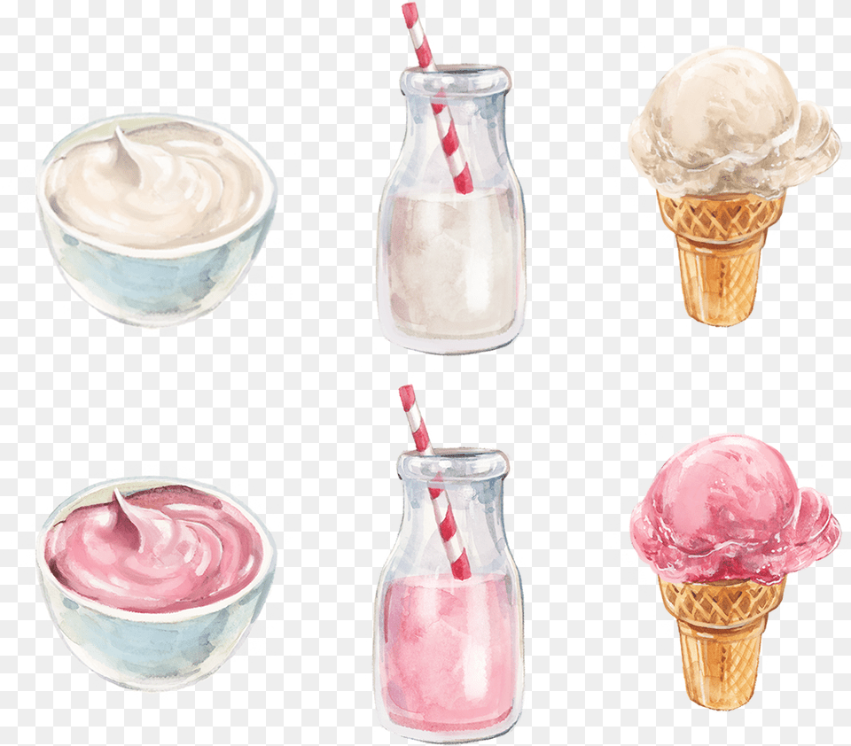 Juliette Kim On Behance Ice Cream Cone, Dessert, Food, Ice Cream, Beverage Free Png Download