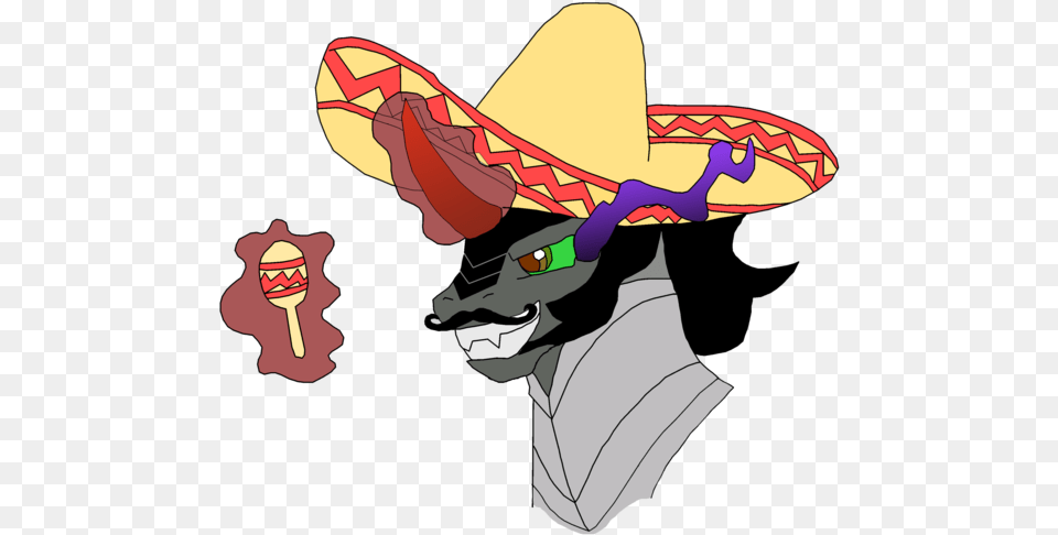 Juliofco King Sombra King Sombrero Maracas Mexican Hat, Clothing, Person Free Png
