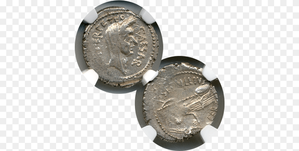 Julius Caesar Denarius Dime, Coin, Money Png
