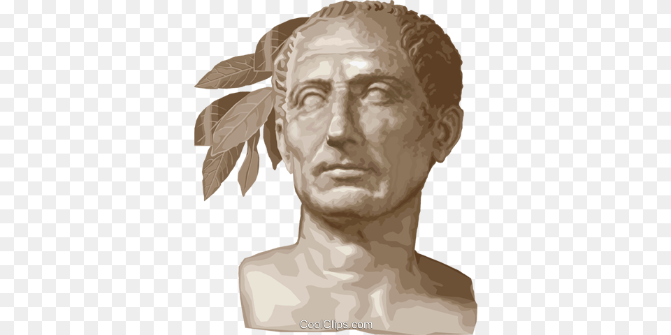 Julius Caesar Royalty Free Vector Clip Art Illustration Julius Caesar Vector Transparent, Adult, Face, Head, Male Png Image