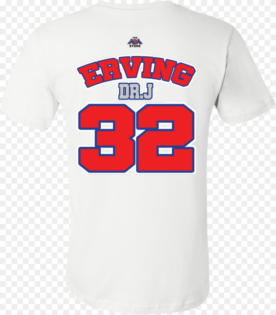 Julius Erving Unisex Jersey Short Sleeve T Shirt, Clothing, T-shirt Png