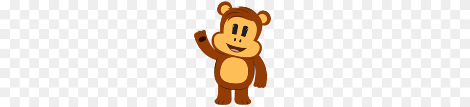 Julius Jr Character Worry Bear Waving, Animal, Mammal, Wildlife, Plush Free Png