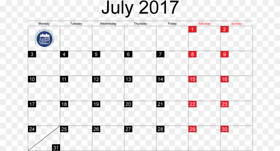 July 2017 Calendar Printable Days In May Many Days Are In January, Text, Scoreboard Free Png
