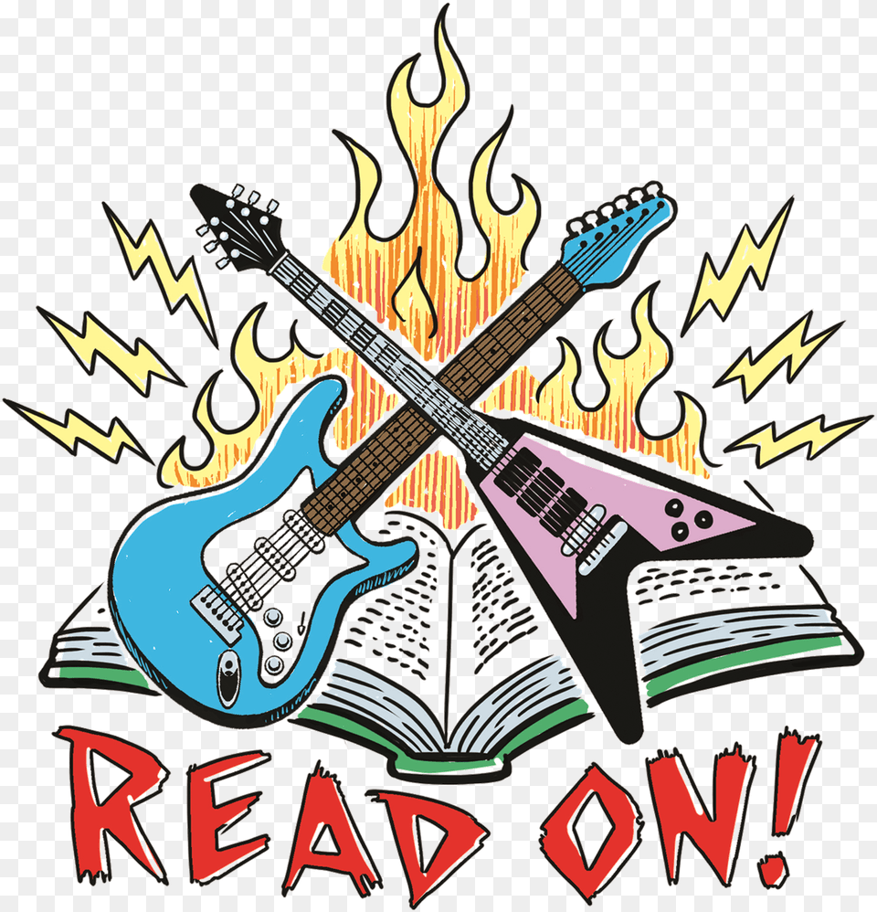 July 30th Summer Reading 2018 Libraries Rock, Guitar, Musical Instrument, Bass Guitar Free Png Download